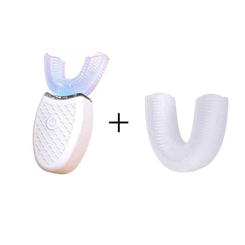 U-Type Toothbrush 360 Degrees Intelligent Silicon Head Sonic Electric Toothbrush Automatic USB Charge Waterproof Toothbrush