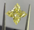 Lily Custom Star Cut Fancy Vivid Yellow IGI Certified Lab Grown Laser Drilled CVD HPHT VVS Clarity 1-3ct Loose Diamond