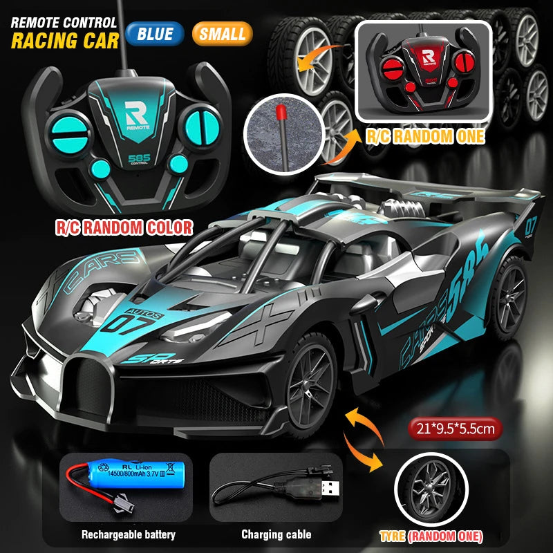 RC Car Toy Drift Racing Remote Control Car High Speed Off Road Racing Car Toys for Boys Christmas Indoor Outdoor Xmas Gifts