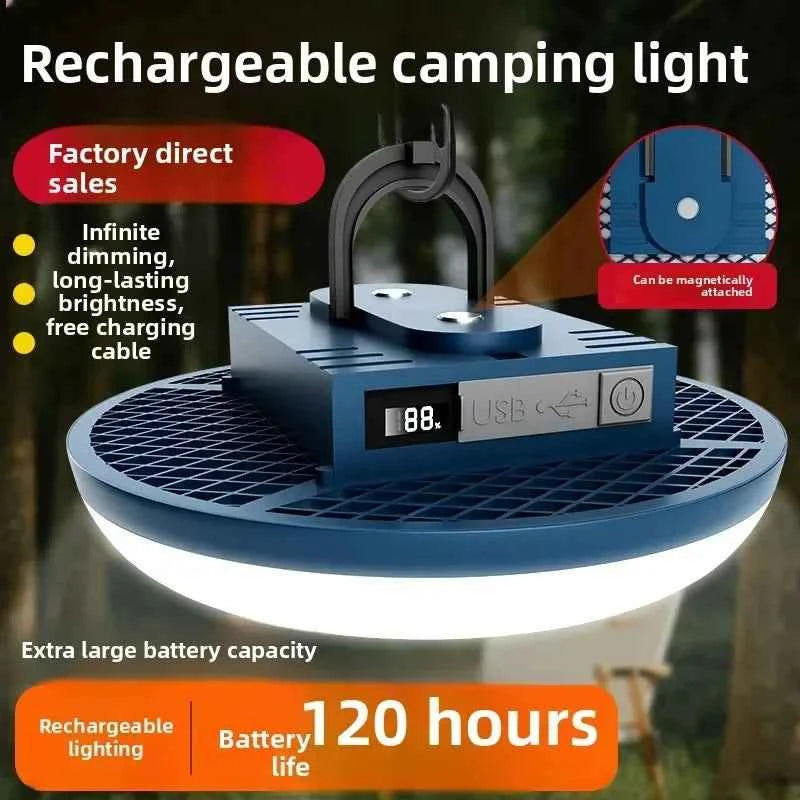 Super Durable Portable LED Light for Camping Exteriores Waterproof Outdoor Camping Light