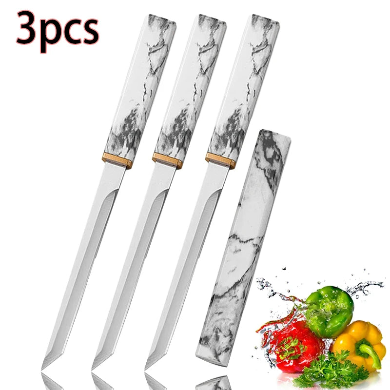 Professional outdoor small knives stainless steel fruit knives for peeling fruits and vegetables and camping meat cutting knives