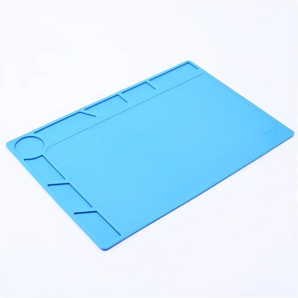 ESD Heat Insulation Soldering Mat Computer Phone Repair Tool Kit Working Silicone Repair Pad Heatresistant Maintenance Tool Kit