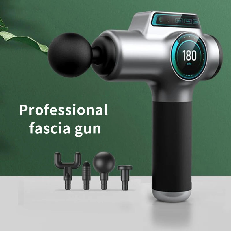 Professional Massage Gun High Frequency Vibration 99 Files Adjustment Electric Deep Tissue Muscle Body  Back Neck Massager