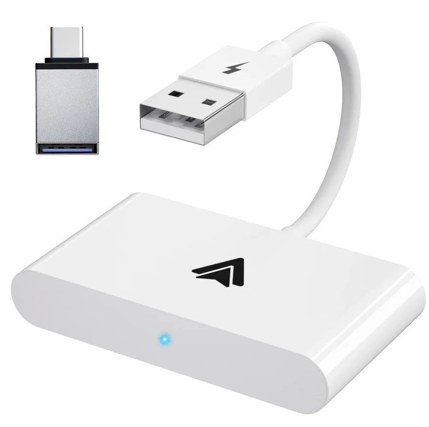 Wireless Android Auto Adapter for Wired Android Auto Car & Android Phones, Android Auto Dongle Convert Factory Wired to Wireless