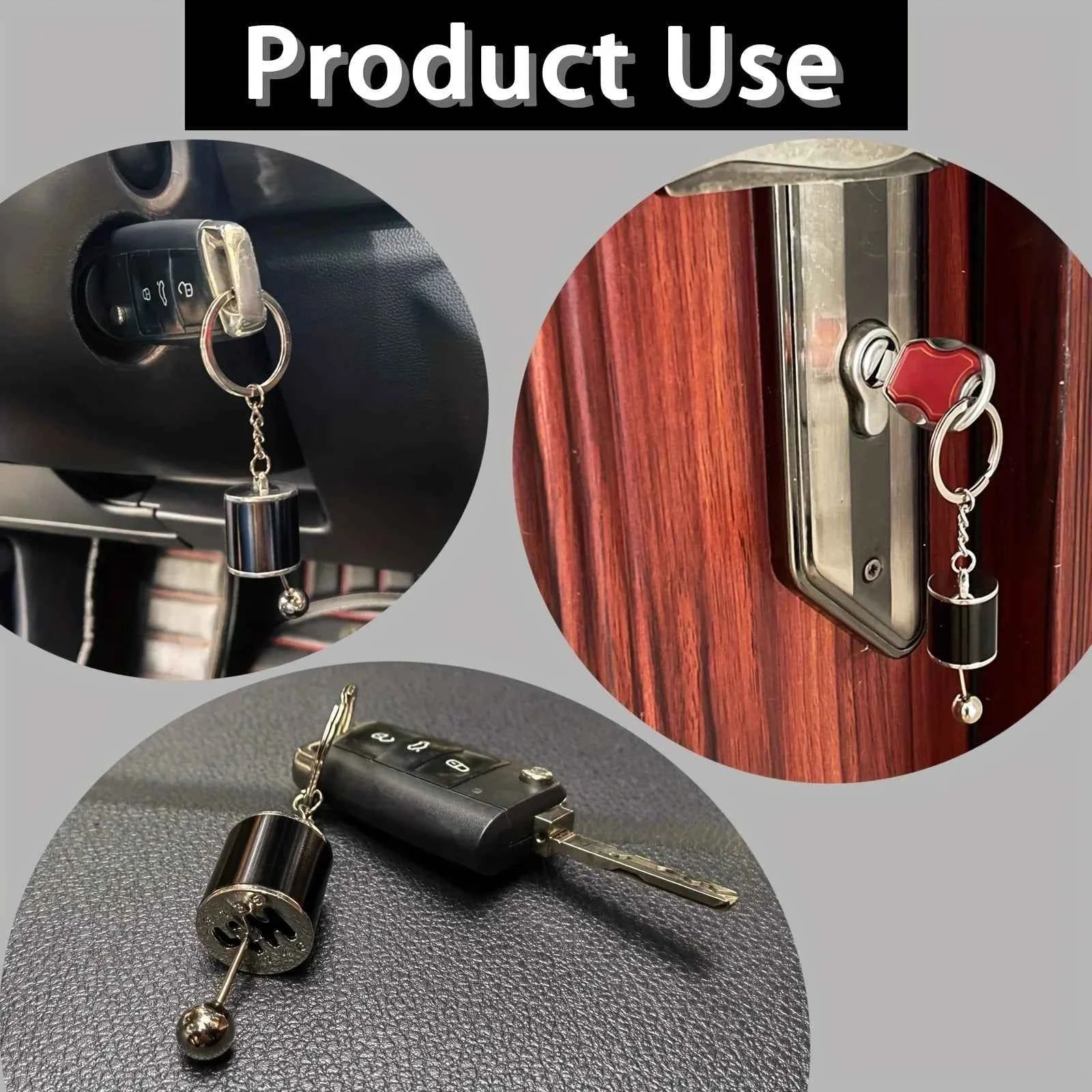 1 piece men's creative car modification shift keychain stress toys desk toy  anti anxiety stress reliever toys