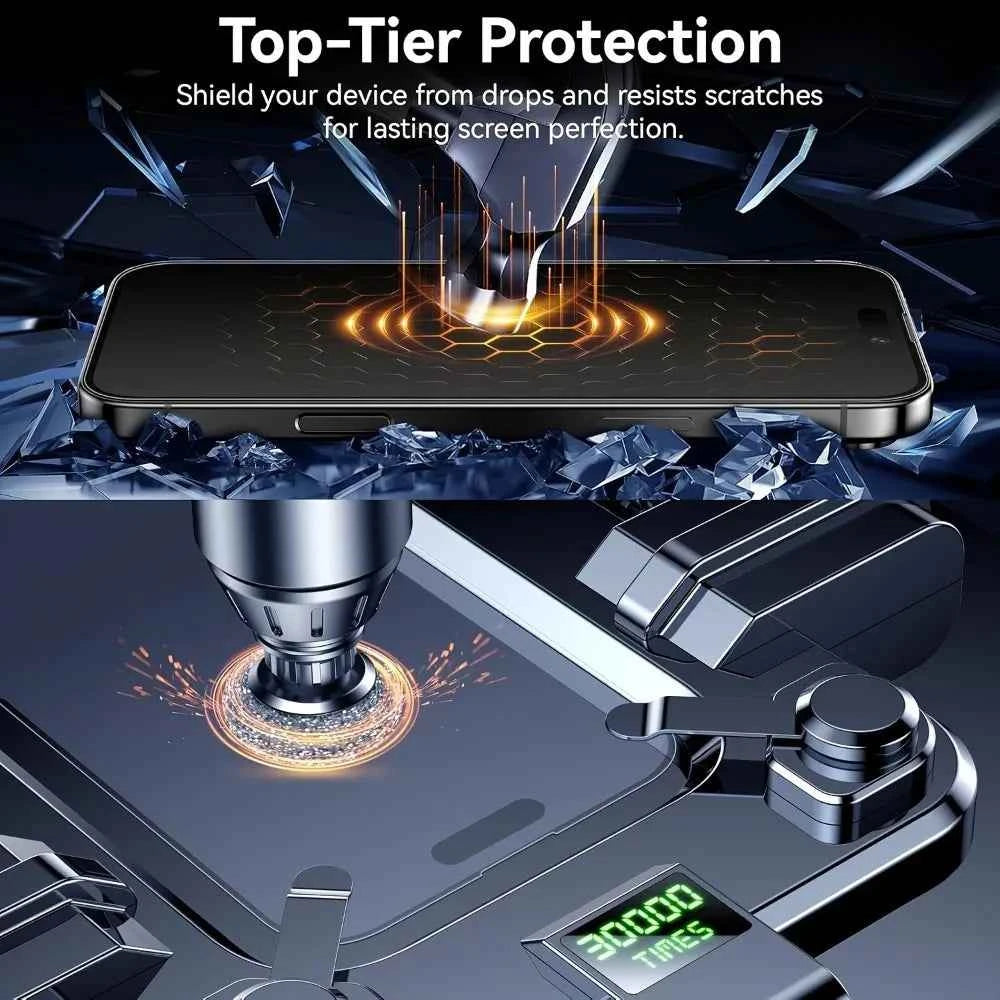 4Pcs Matte Full Screen Protector for iPhone 17 16 15 14 Pro Max 16e 15 14 Plus 13 12 11 Pro XR XS Max 9H Hardness Tempered Glass