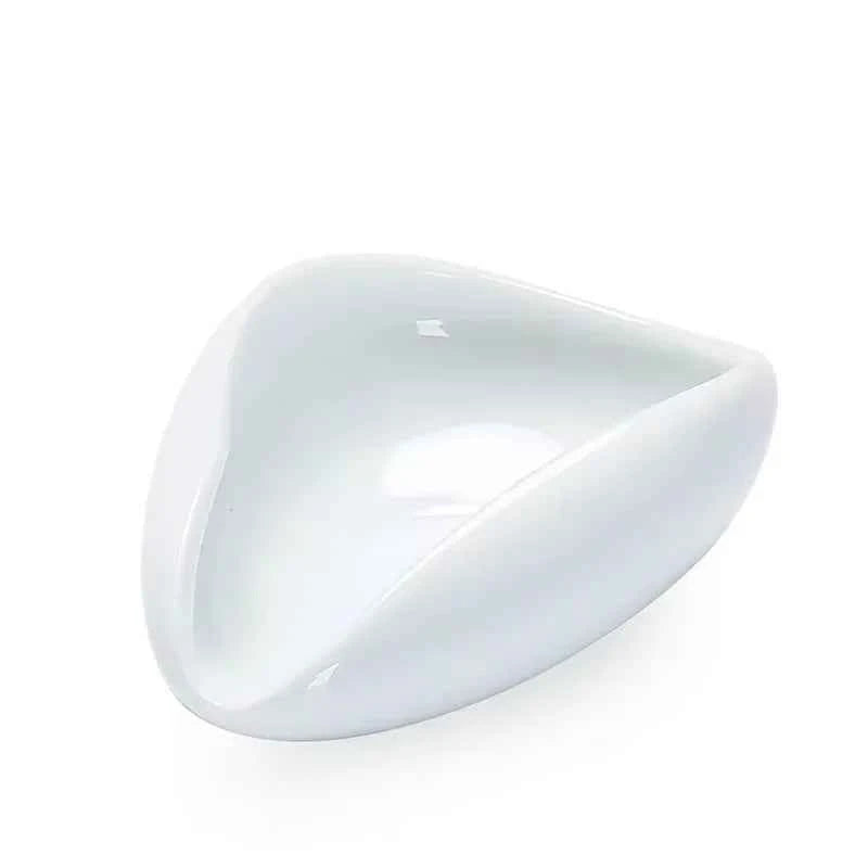 Coffee Bean Measuring Cup Ceramic Weighing Tray Coffee Powder Dosage Tray Suitable for Home Cafe Simple Coffee Tray Accessories