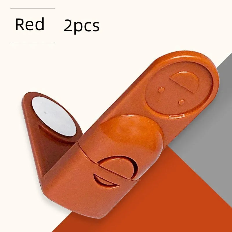 Baby Safety Lock Drawer Anti-Pinching Hand Cabinet Drawer Locks Plastic White Safety Buckle for Children Security Protection