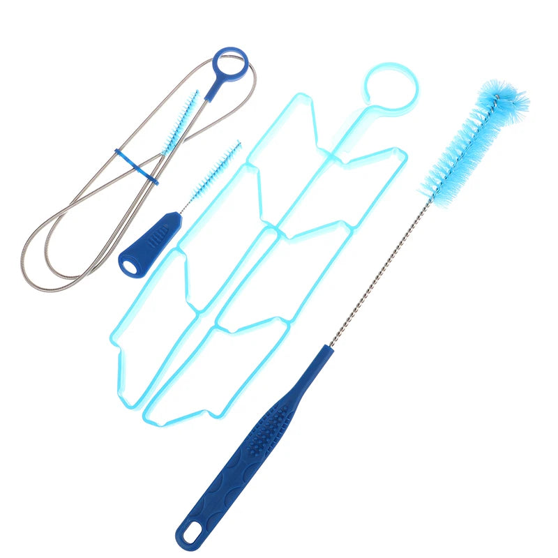 4In1 Water Bag Brush Cleaner Water Bag Cleaning Kit Brush Cleaning Tools Water Bladders 1Set Outdoor Hiking Camping Accessories