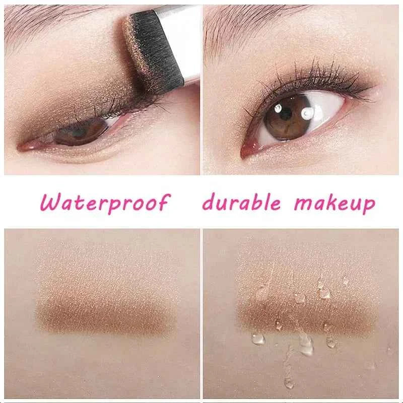 Two-Color Matte Eyeshadow Duo – Long-Lasting & Portable
