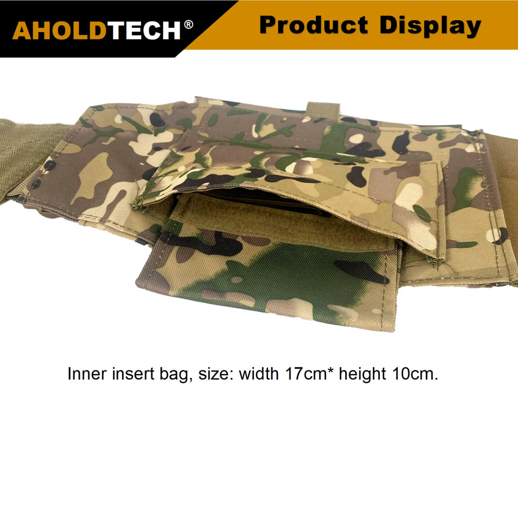 Aholdtech Tactical Quick Release Surrounding Abdominal Belt For Plate Carrier Vest Carrier Elastic Cummerbund Vest Accessories