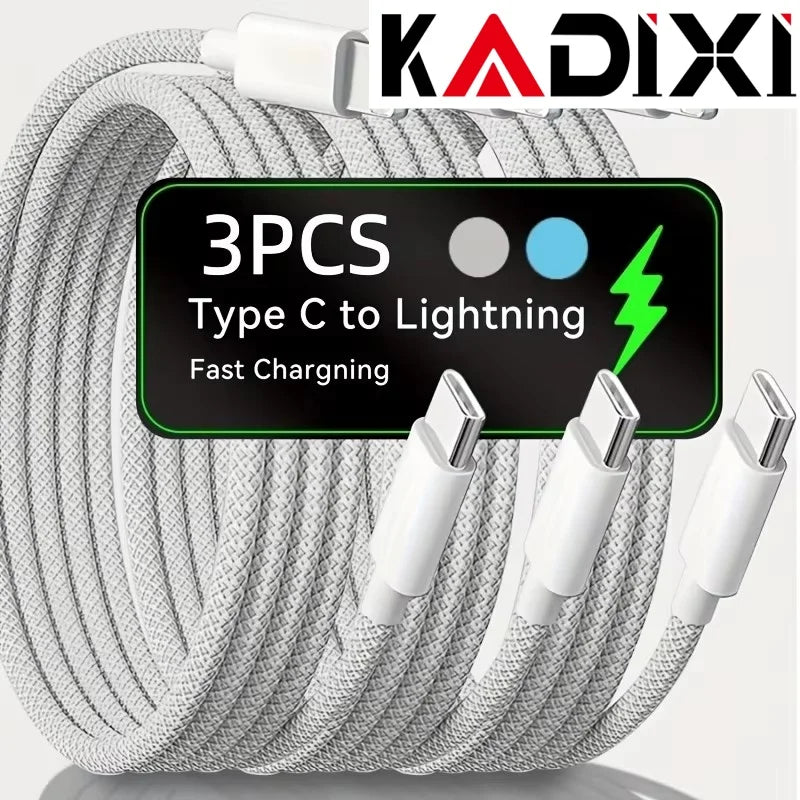 USB-C to Lightning Braided Charging Cable 2.4A