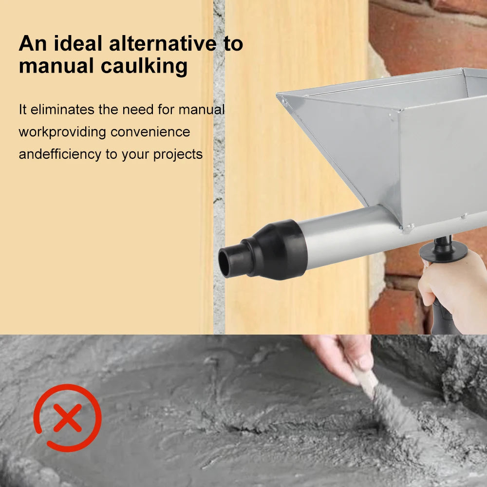 Grout Filling Tools Pointing Grouting Machine Automatic Mortar Grout Tuck Cement Lime Pump Grouting Mortar Sprayer Caulking Gun