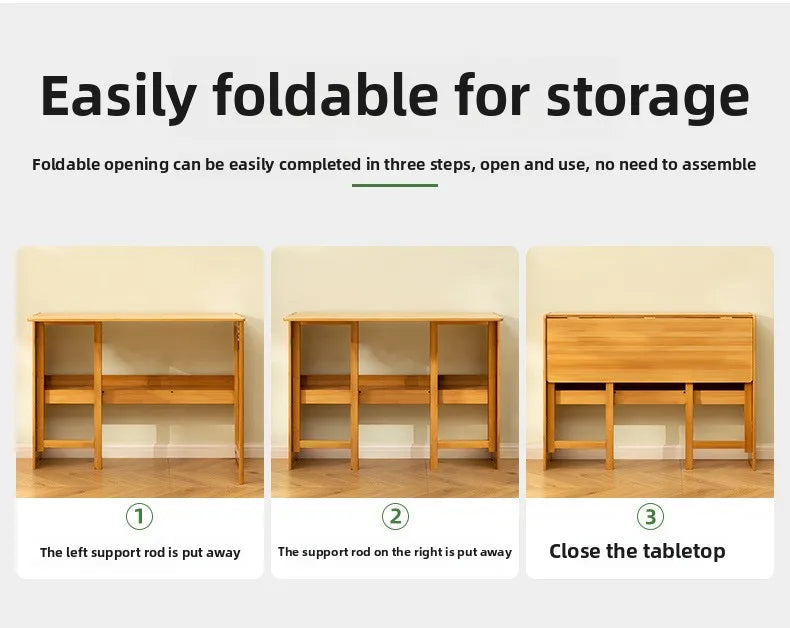 Foldable Computer Desk Home Desktop Desk Simple Desk Bedroom Workbench Simple Learning Writing Desk