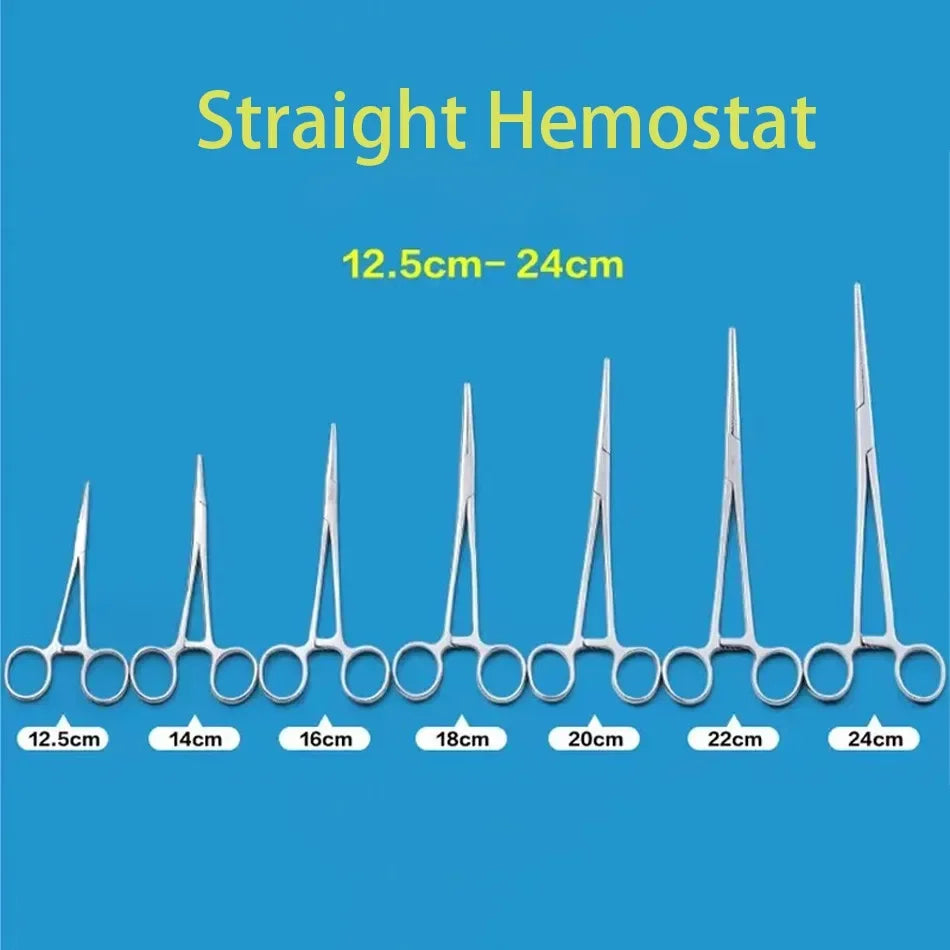 Hand Tool  Hemostatic Forceps Pet Hair Clamp Fishing Locking Pliers Epilation Tools Curved/Straight Tip Cutter Tool