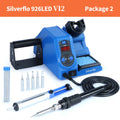 Silverflo 926LED-V Series Soldering Station Thermostatic Soldering Iron Station Welding Rework Station with Sleep Mode