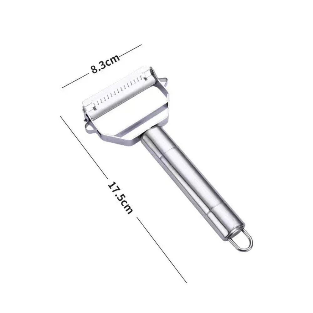 Kitchen Vegetable Peeler Stainless Steel Melon Planer Double-Head Peeler Household Multiple-Function Fruit And Vegetable Peeler