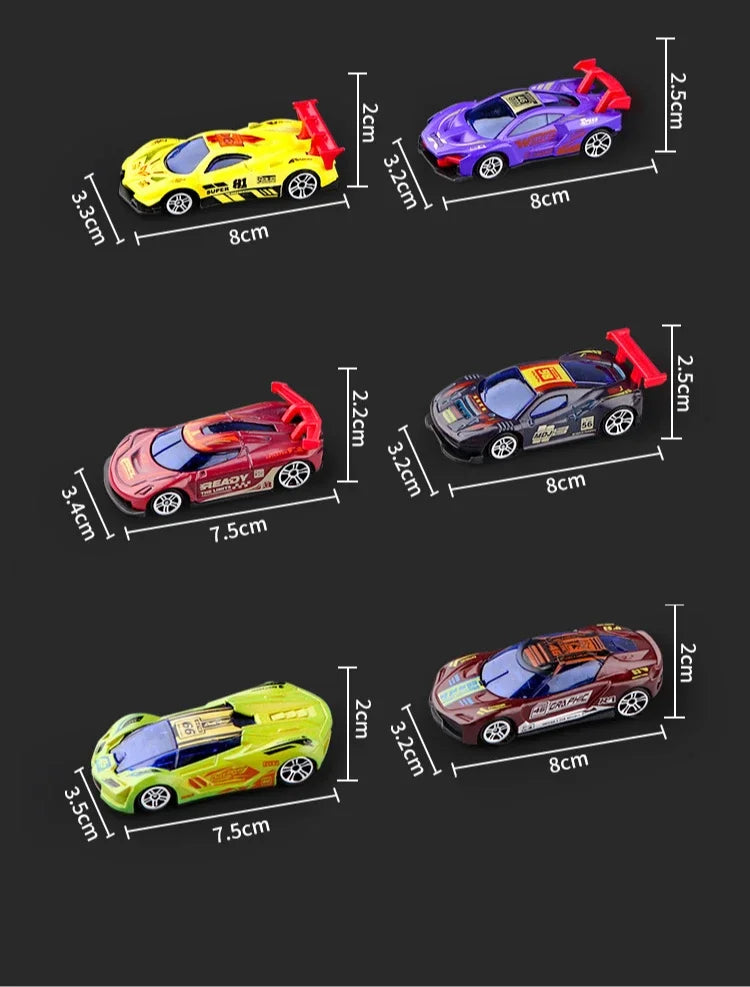 1:64 Temperature Sensitive Color Changing Magic Car Inertia Pull Back Alloy Racing Cars Crash-Resistant Toys Boy Birthday Gift