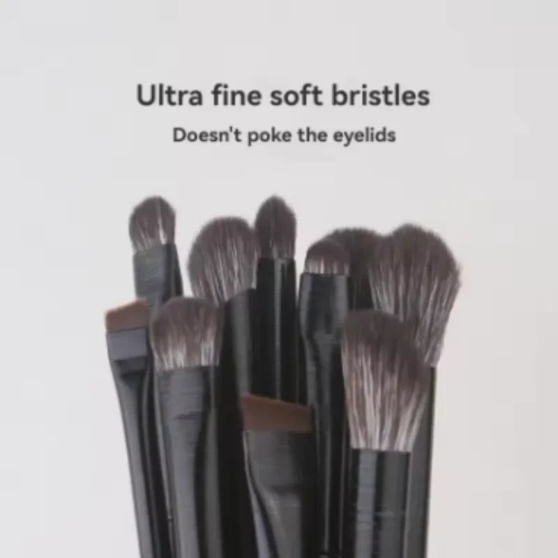 Set Eye Makeup Smudge Undercover Eyeliner Blade Eye Detail Small Makeup Brushes Eye Soft Bristle Eyeshadow Brushes 10-piece