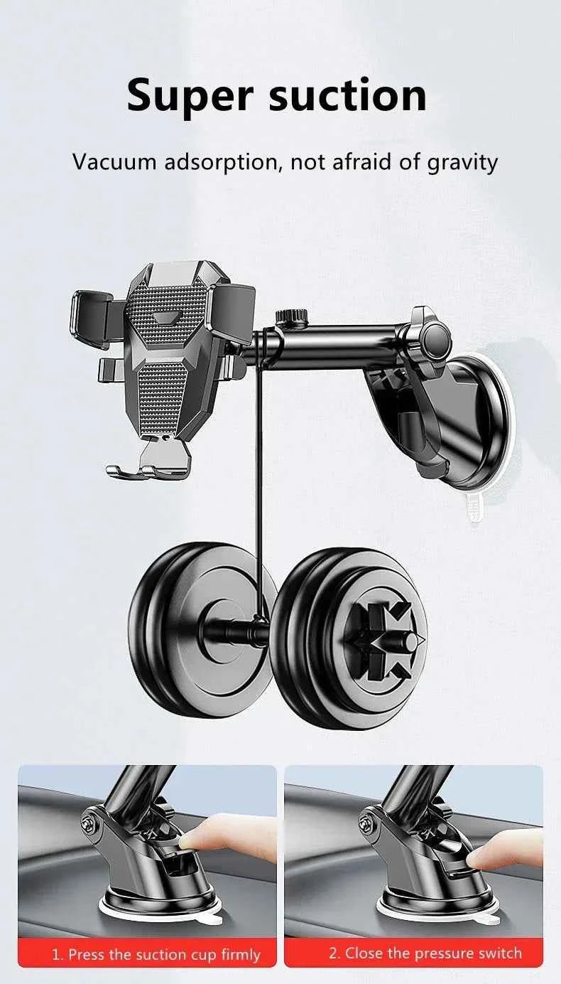 Universal Suction Cup Car Phone Holder Mount Stand for iPhone Samsung Xiaomi Huawei - Mobile Phone Sucker Support Bracket