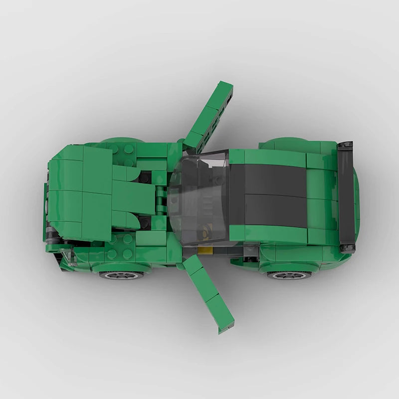 MOC Car Speed RX7 AE86 Chiron R8 Creative Racing Vehicle Model Building Block Super Race brick City Rally Sport Toy Technical