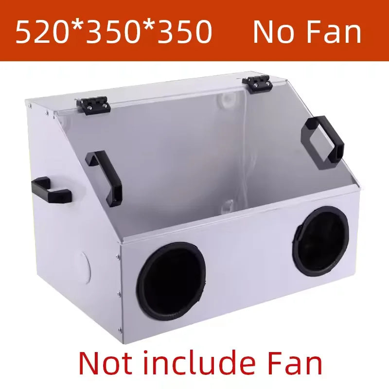 220V Grinding Dust Box Metal Structure Dust Box Ventilation Fan Dust Extraction Box for Craft Work Sanding Polishing