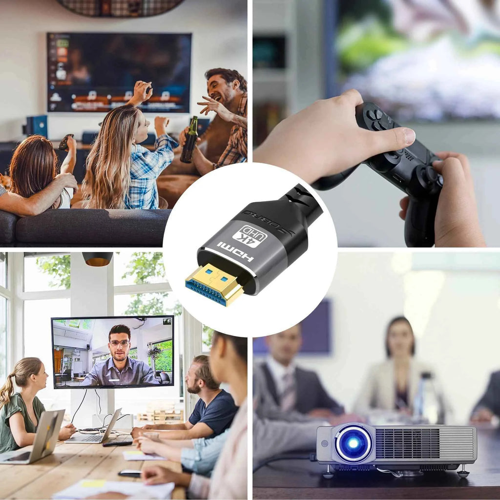 HDMI Cable 8K@60Hz 4k@120Hz HDMI-compatible Cable 18Gbps High Speed2.0 Braided Cord for TV PC Laptop TV box PS5 1M 2M 3M