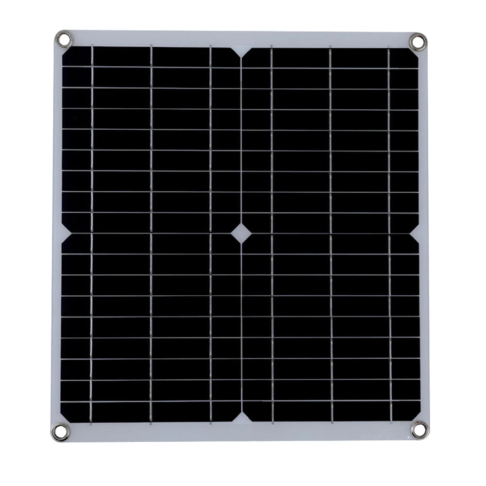 Cooling W Solar Panel Fan Outdoor Solar Exhaust Fan RV W Solar Panel Durability Greenhouses Exterior Laminated Chicken Coops
