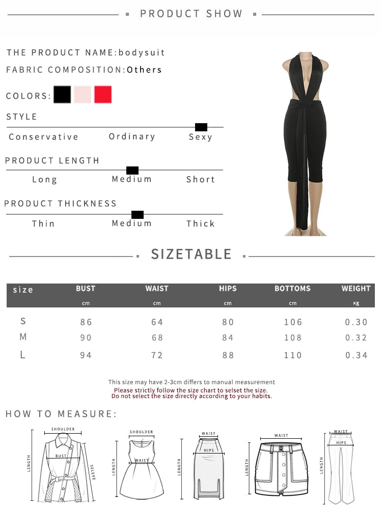 Sisterlinda Backless Halter Romper Women Ribbon Patchwork Sleeveless Elastic Workout Activewear Midnight Activity Slim Playsuits