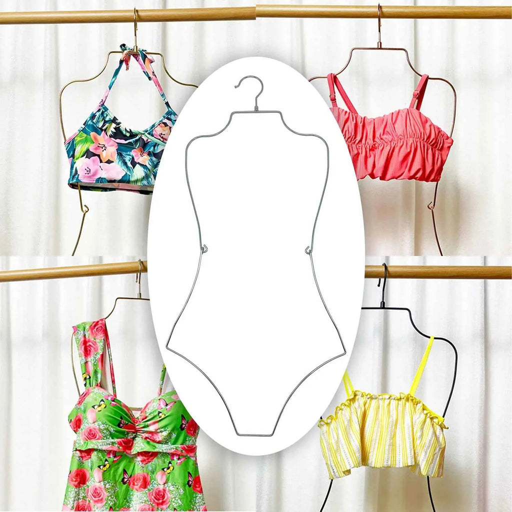 Body Shape Lingerie Hanger Foldable Durable Closet Organizer Swimsuit Hanger for Closet for Stores Boutiques Show Window Bedroom