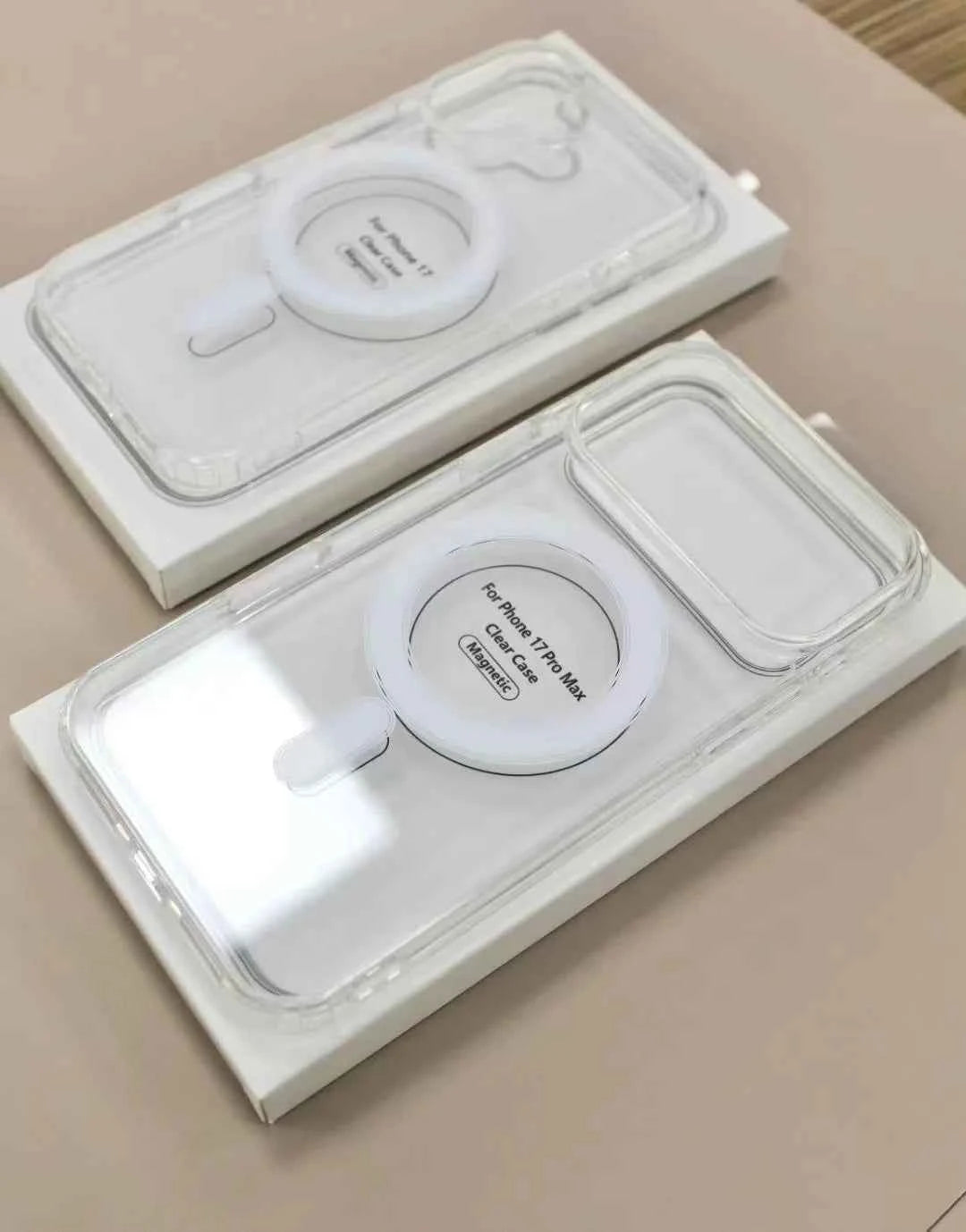 Upgrade Magnetic Case for New iPhone 17/16/15 Pro Max, Hard Acrylic Clear Cover with Magsafe Wireless Charging