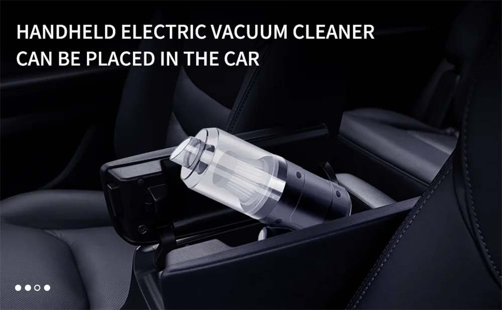 Handheld Vacuum Cordless High Power 15000PA Compressed Air Dust Collector Mini Portable Car Vacuum Cleaner Hairdryer