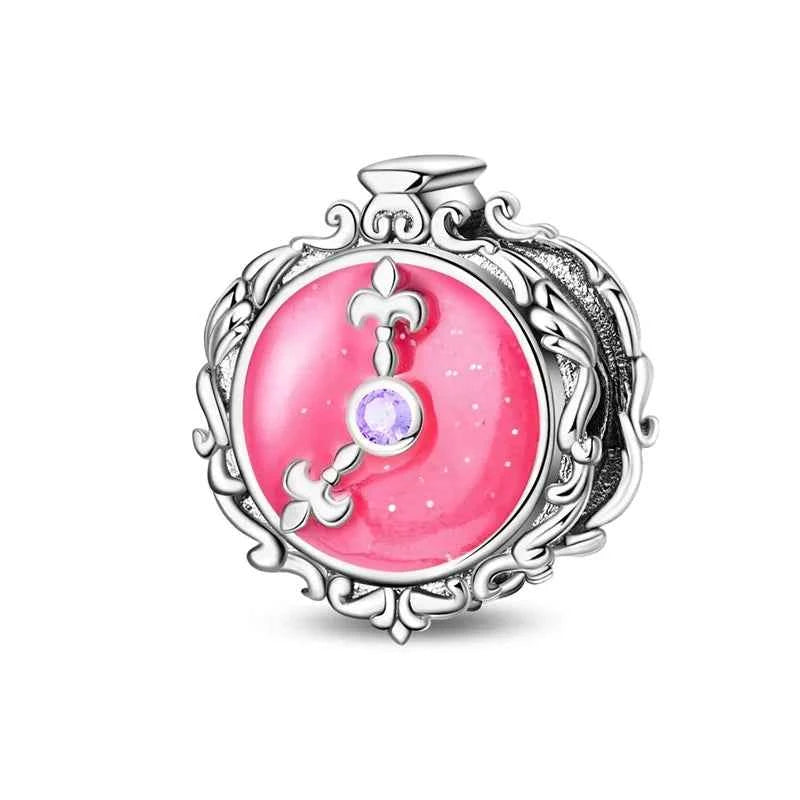 925 Silver Pink Princess Skirt Butterfly High Heels Fashion Bag Charms Beads Fit Pandach 925 Original Bracelets Fine DIY Jewelry