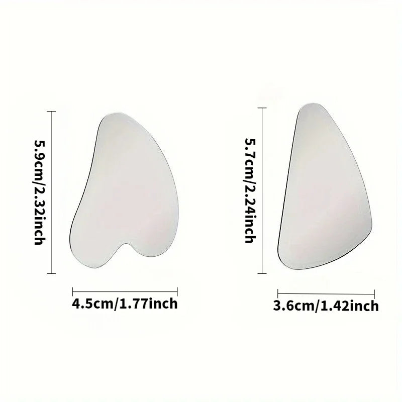 Stainless Steel Facial Thin Gua Sha Tool Ergonomic Design for Improved Blood Circulation & Wrinkles Durable Skincare Tool