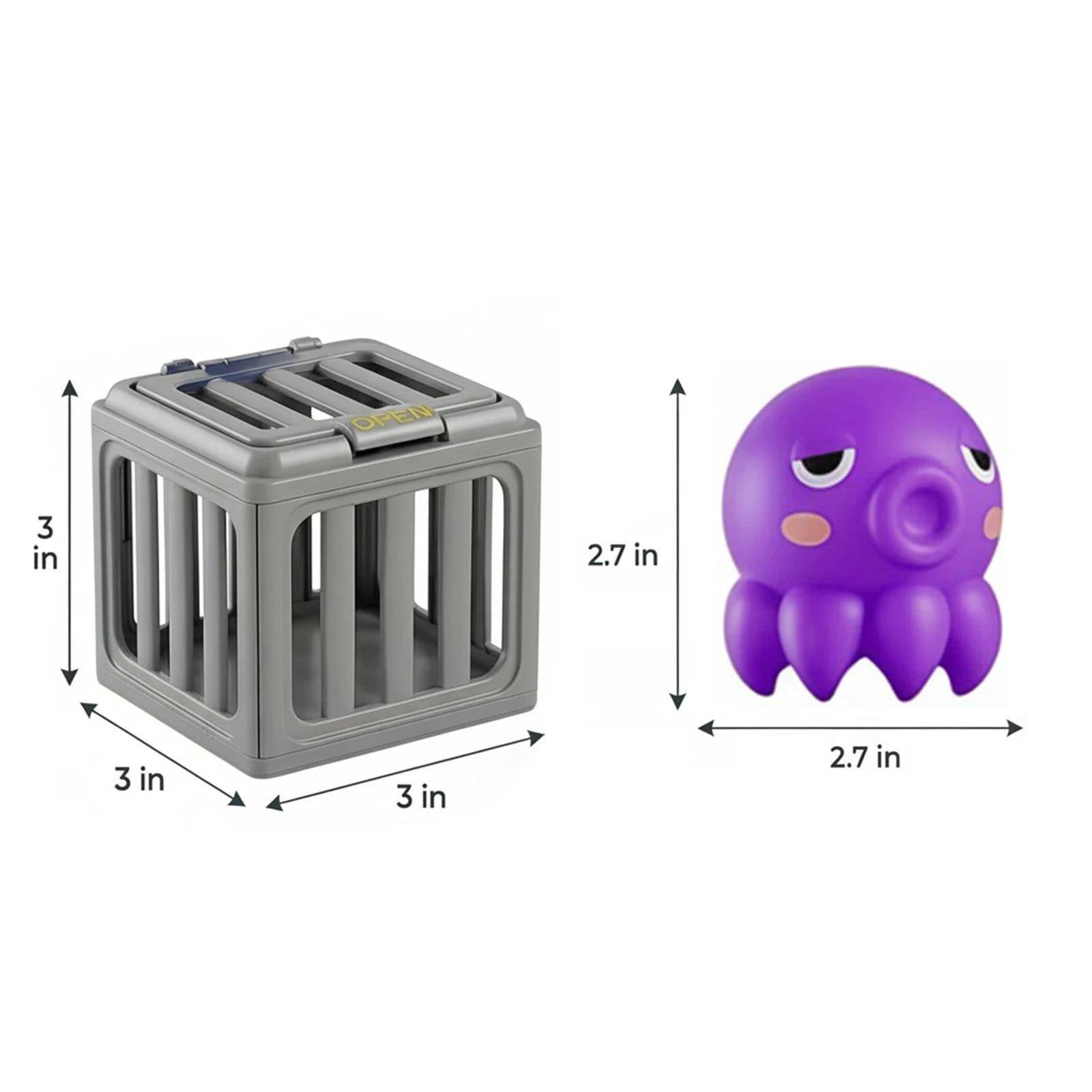 Kids Pool Diving Toys with Fish Box Floating Animals Water Swimming Dive Pool Game for Boys Girls Fun Outdoor Beach Party Gift