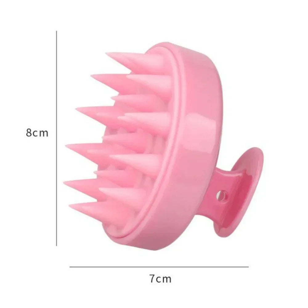 Soft Silicone Scalp Massage Brush  Hair Washing Comb Shower Bath Body Massage Brush Anti-slip Hair Care Cleaning Tool