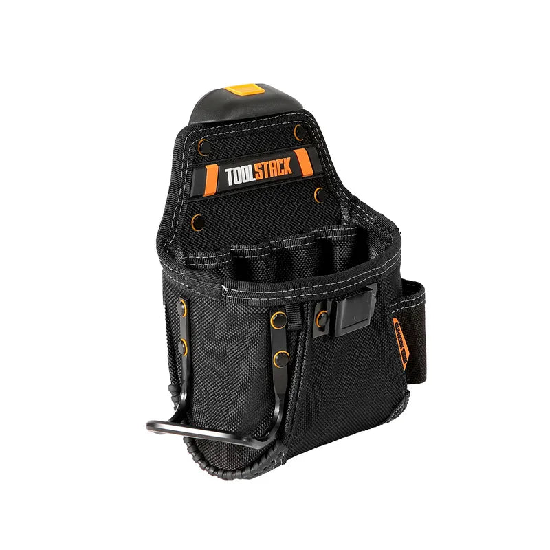TOOLSTACK Mini Utility Toolkit Hammer & Screwdriver Waist Pouch Quick-Hook Service Kit Quality Hardwear Carpenter Work Tools Bag