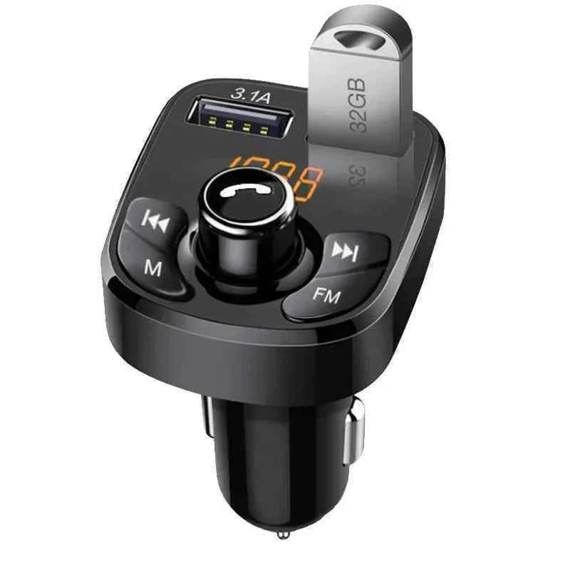 Audio Music Stereo Bluetooth-Compatible 3.1A Fast Charging Audio MP3 Player Wireless FM Transmitter Dual USB Auto Radio Charger
