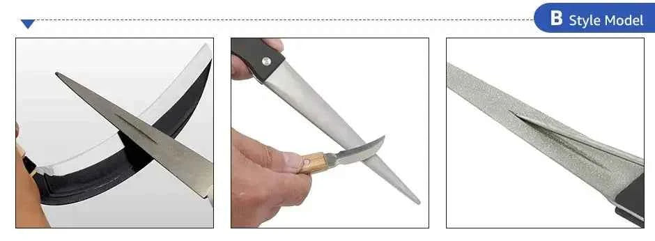 Whetstone Stone Diamond Knife Sharpener Knife Sharpening Curved Surface for Knife Scissors Honing Bar Kitchen Grinding Tool