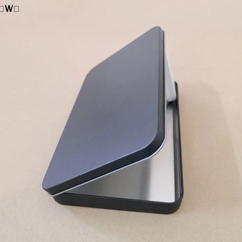 〔W〕Household Iron Storage Box Tin Box Container Empty Hinged Lid Empty Storage Box Candy Card Jewelry Organizer〔Winter1〕