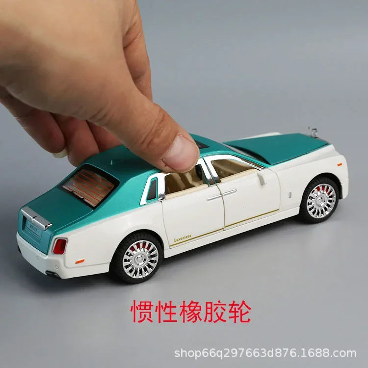 Kids Inertia Car Toy, Simulation Phantom Car Model with Door Opening, Sound & Light Music, Boys Early Educational Vehicle Gift