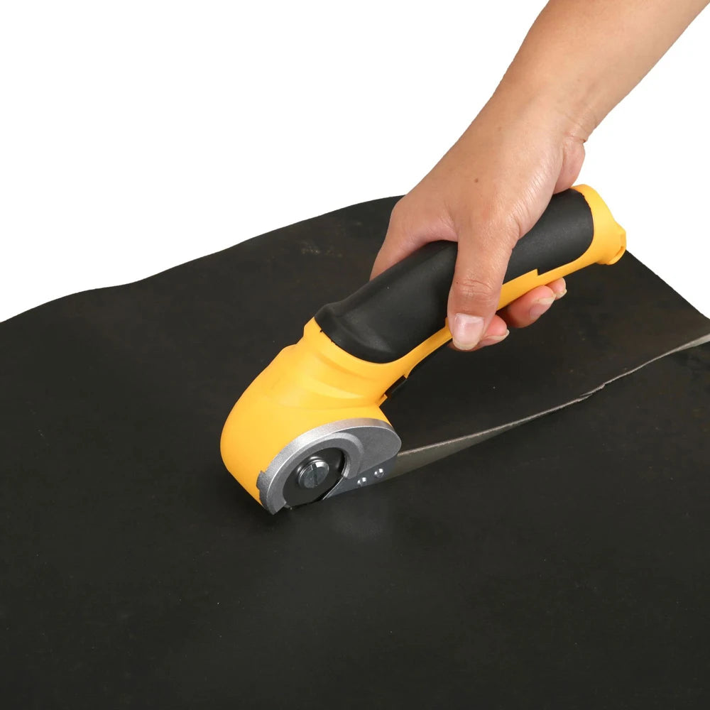 6mm Electric Scissor Cutting Thickness Fabric Cutting Machine Paperboard Leather Plastic Trimmer Electric Rotary Cloth Cutter