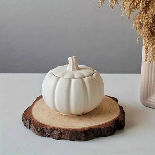 1set Halloween Pumpkin Candle Holder Silicone Mold - DIY Wax Container Making and Home Decor