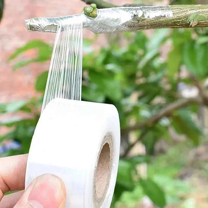 200M PE Grafting Tape Film Self-adhesive for Fruit Tree Nursery Plants Seedlings Vine Floristry Tomato Grafting Supplies Stretch