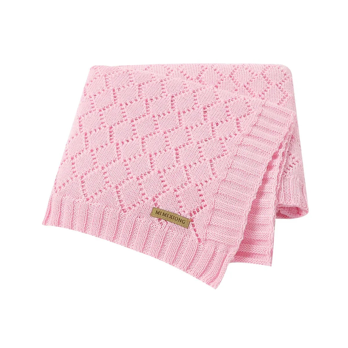 Baby Blanket Super Soft knitted Newborn Stroller Bed Sleeping Cover Toddler Infant Bedding Muslin Swaddle Wrapper 100*80CM Plaid