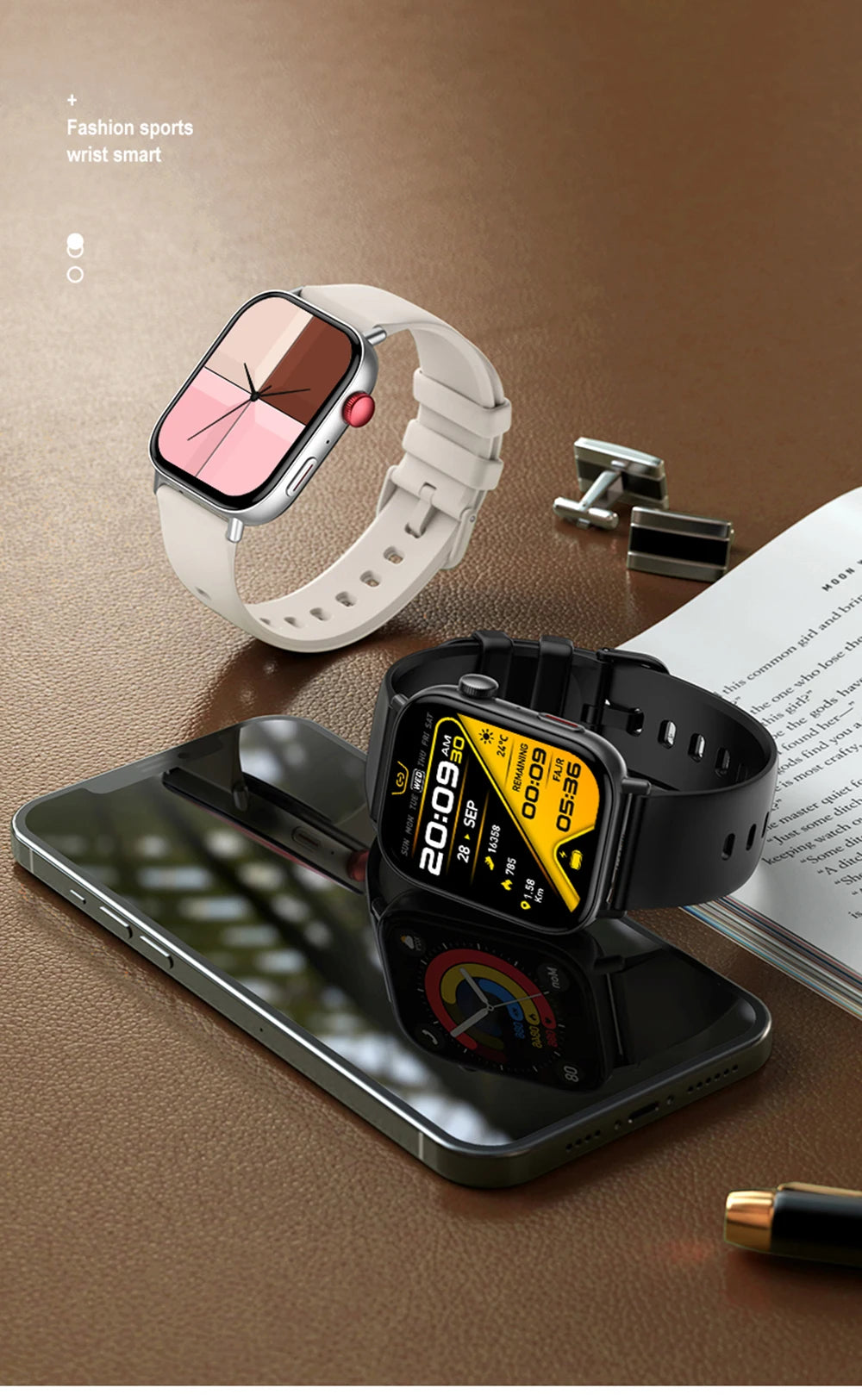 COLMI C8 Max Smart Watch for Men And Women with Voice Calling Feature 1.93" Large HD Color Display Health & Fitness Tracker