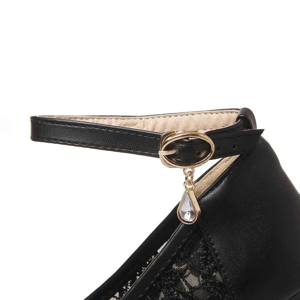 Lace Wedding Shoes Woman Peep Toe High Heels Women Shoes Platform Heels Summer Pumps Women Shoes High Heel Sandals tacones mujer