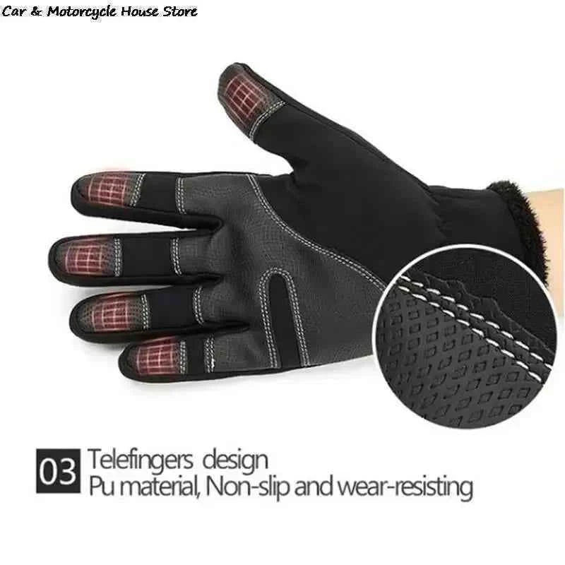 Winter Gloves Waterproof Thermal Touch Screen Thermal Windproof Warm Gloves Cold Weather Running Riding Sports Hiking Ski Gloves