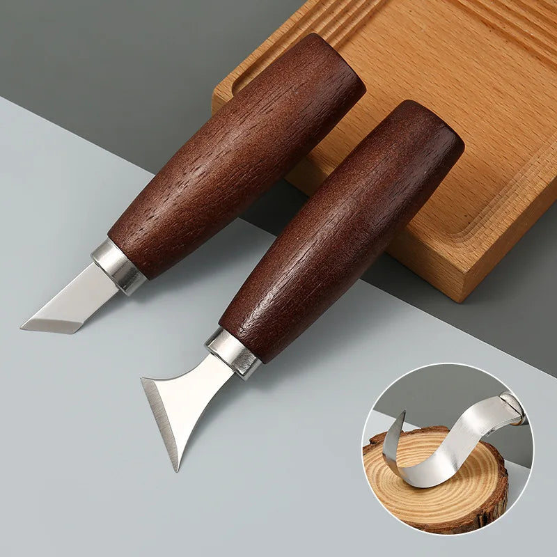 5pcs tools for wood carving Chisel Woodworking Cutter Hand Tool Set Wood Carving Knife DIY Peeling Woodcarving