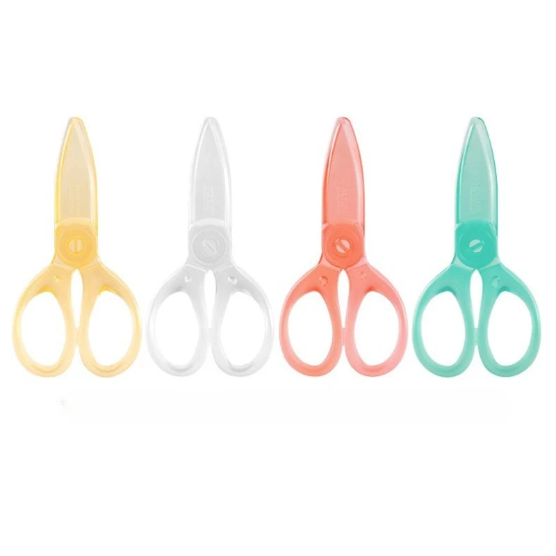 Kids Safety Scissors Children Plastic Craft Scissors for School Art Supplies